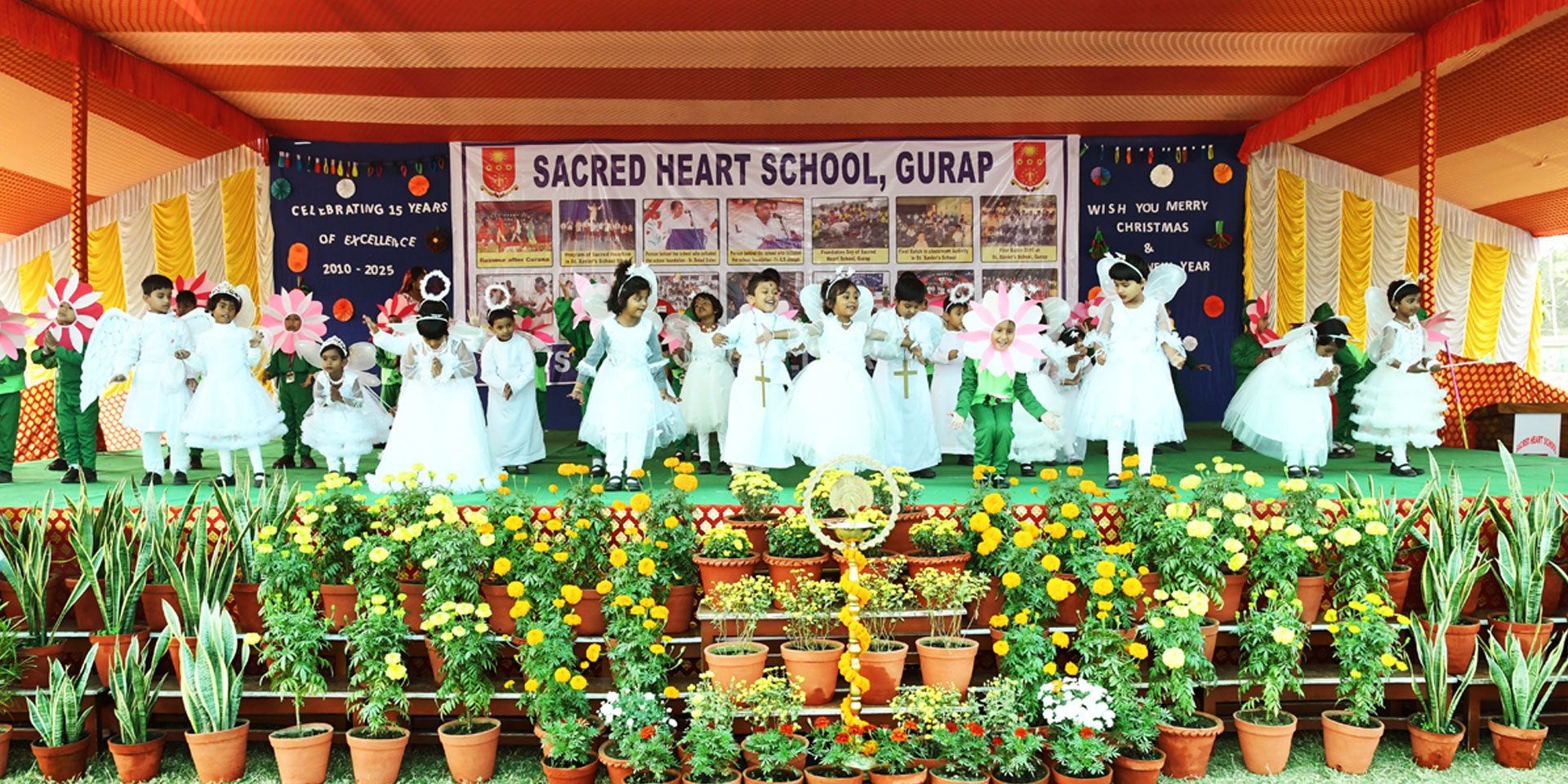 Students at Sacred Heart School