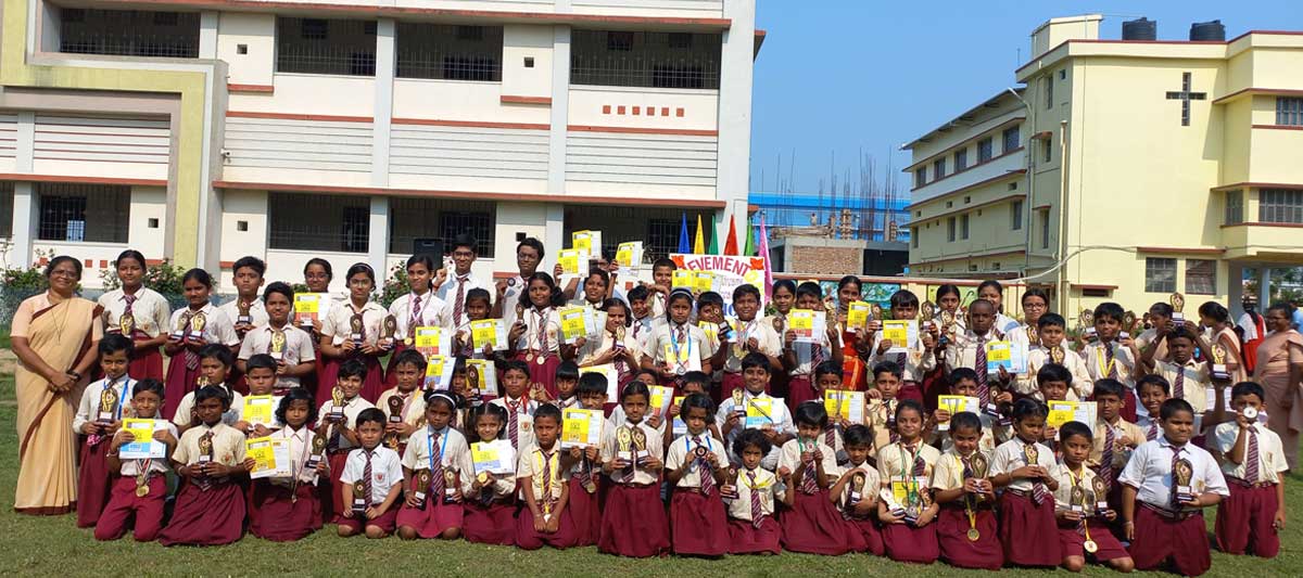 Students participating in activities
